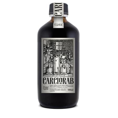  CARCIORAB Amaro Etichetta STORICA Analcolico 500 ml